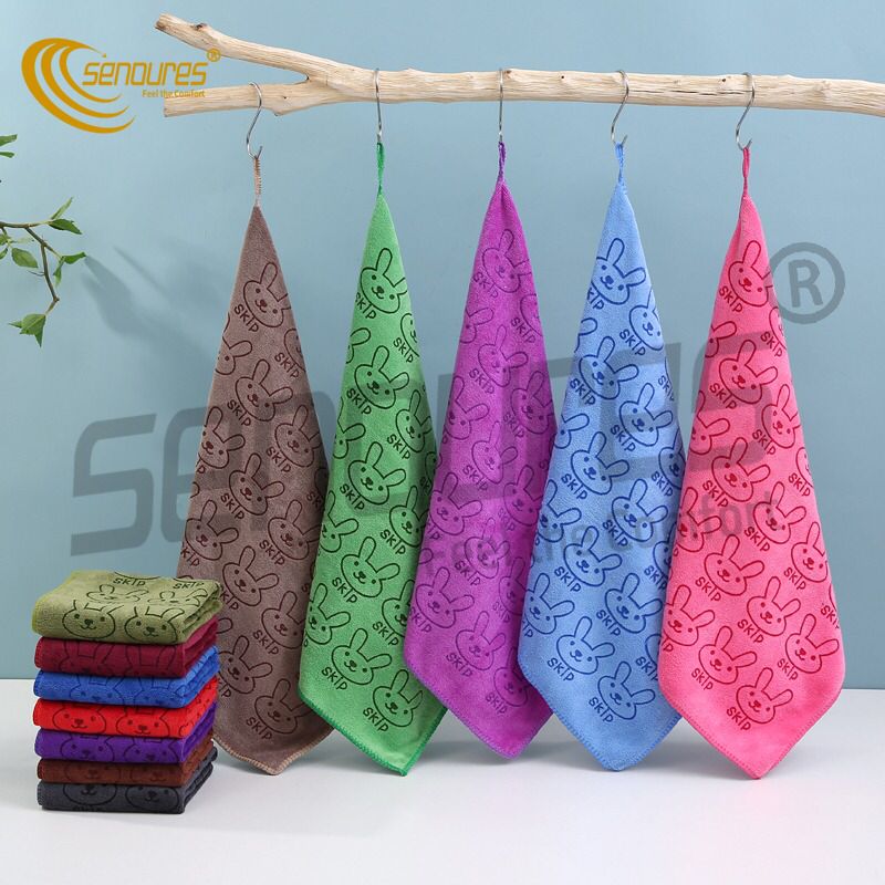 دستمال نظافت سایز ۴۰در۴۰ خرگوشی (بسته ۱۲ عددی)
