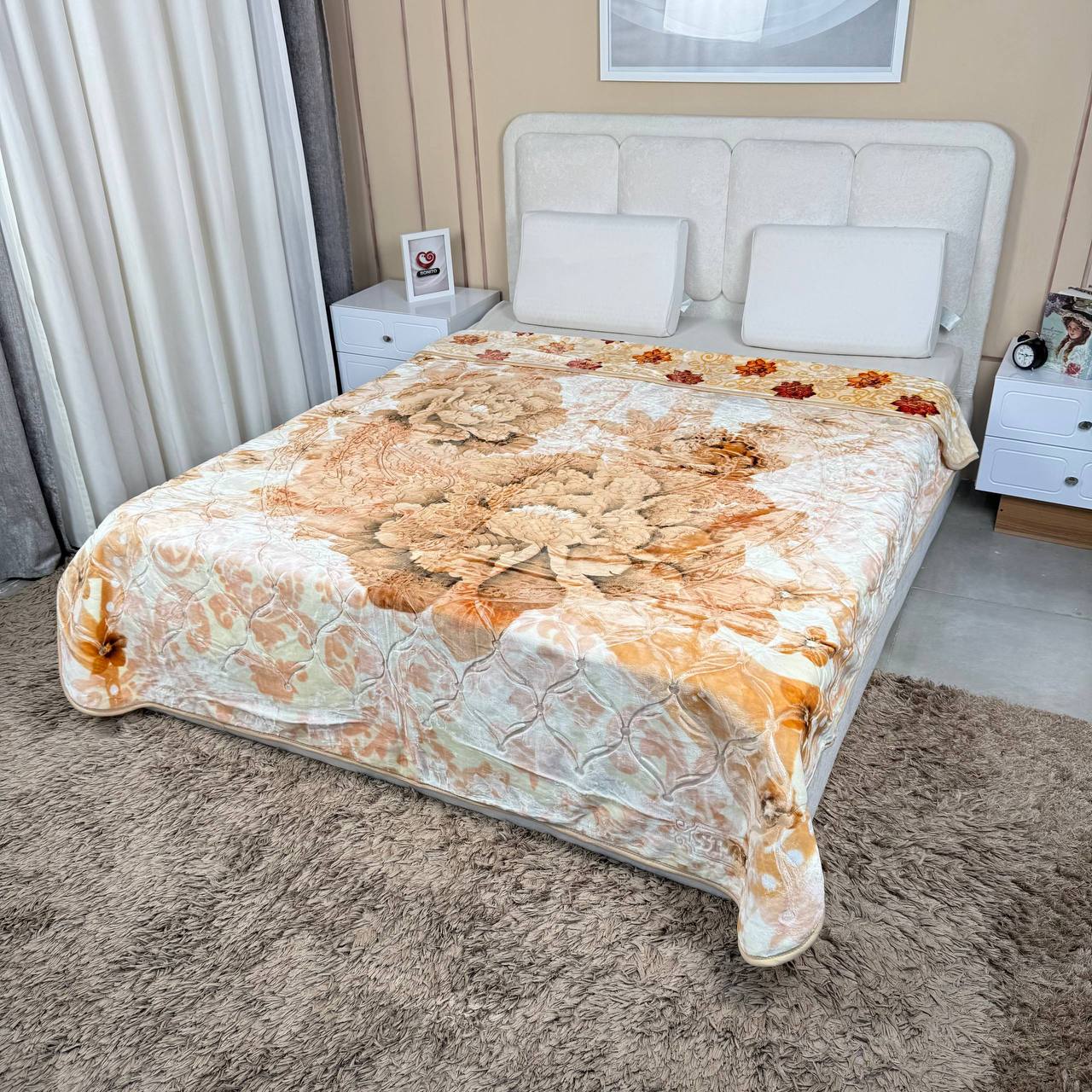پتو ضخیم 2نفره ۴کیلویی برند home max کد۳