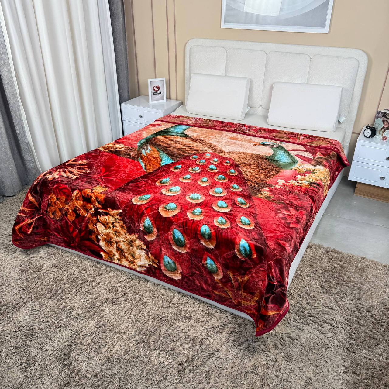 پتو ضخیم 2نفره ۴کیلویی برند home max کد۱