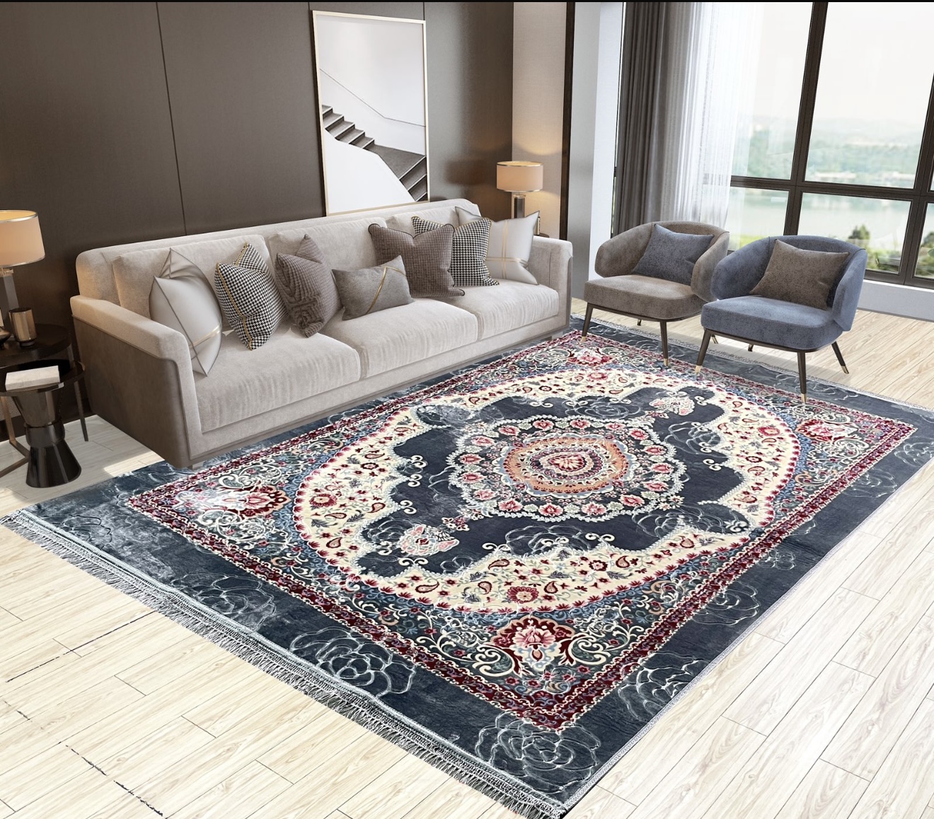 پتو فرش ترولاو ۶ متری کد ۱