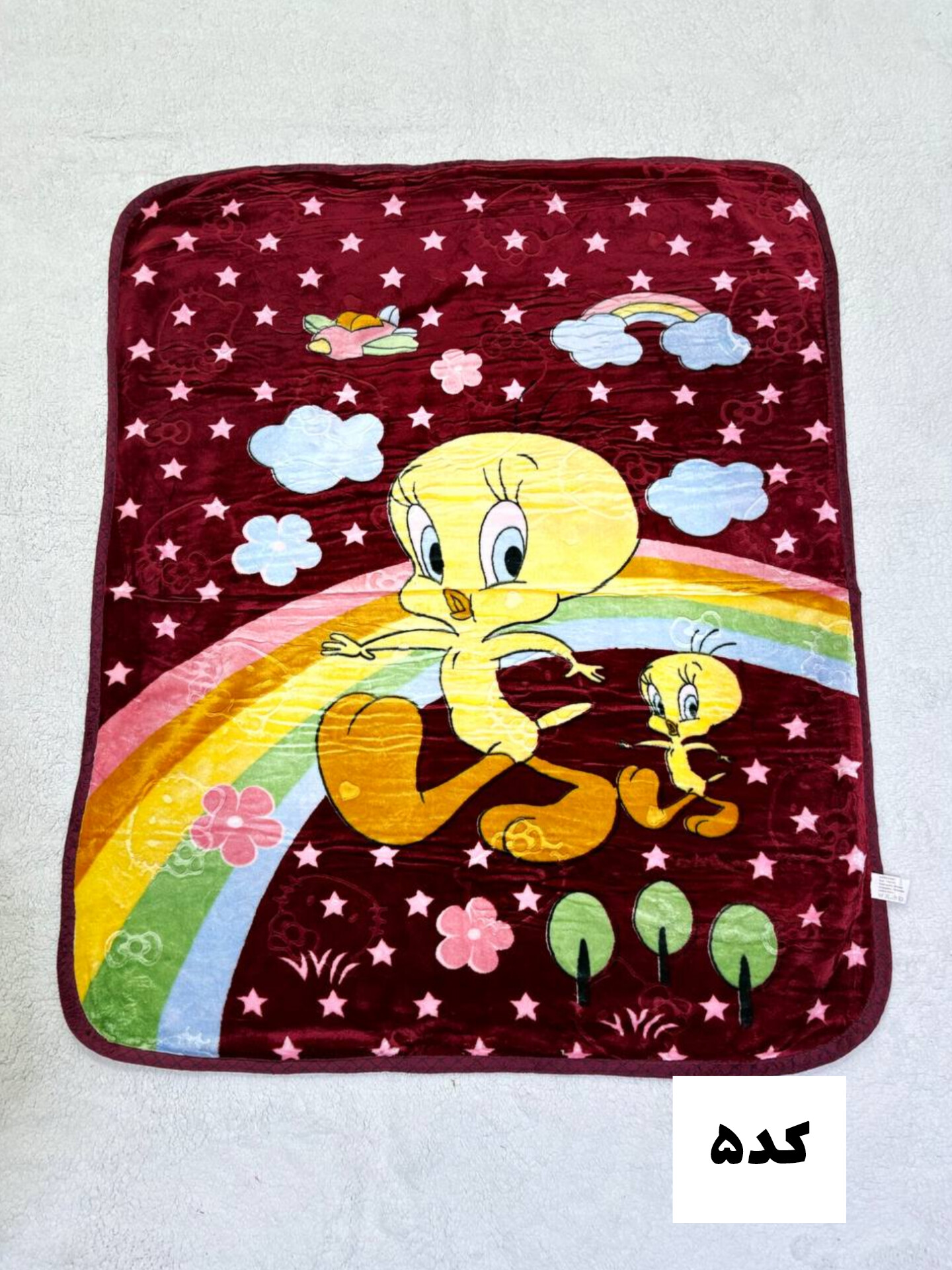 پتو کودک ابریشمی دو رو کد ۵